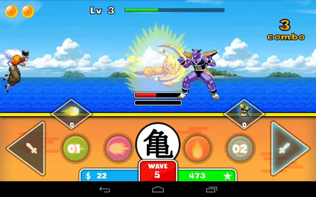 Goku Saiyan Warrior android App screenshot 0