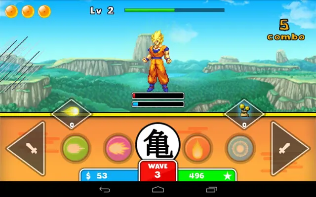 Goku Saiyan Warrior android App screenshot 2